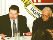 Radnom sjednicom Republičke koordinacije predsjedavaju generali Đuro Dečak i dr. Ivan Prodan - Zagreb, listopad 2008.